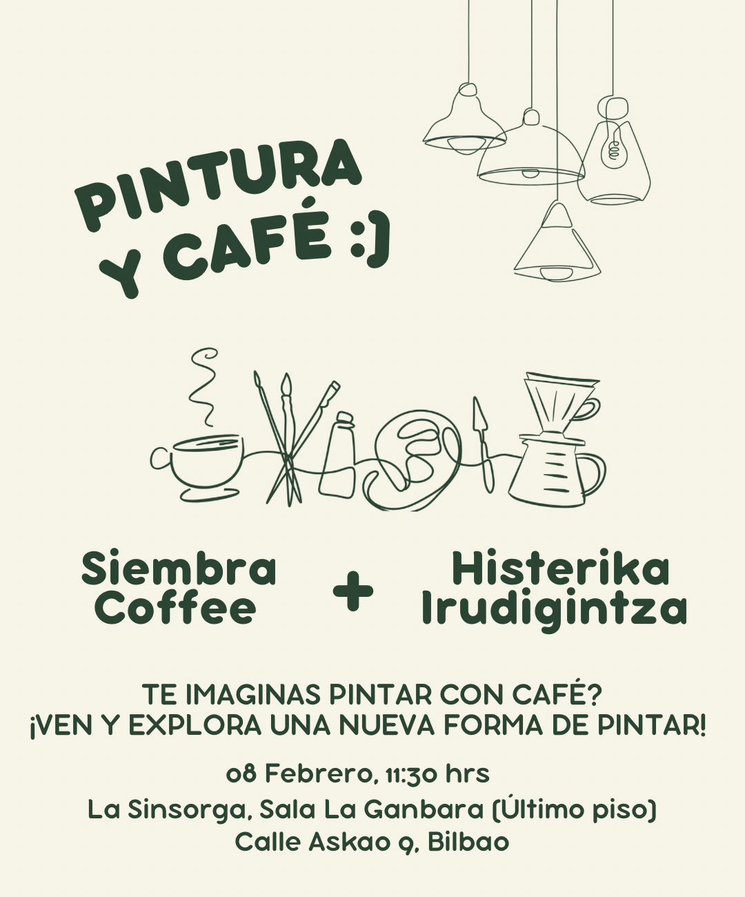 Taller: Pintura & Café - Histerika + Siembra Coffee